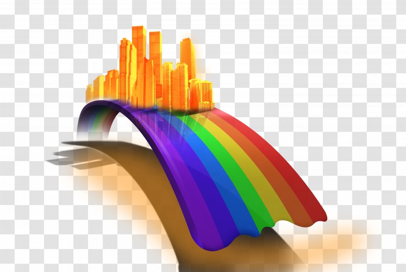 Rainbow Bridge - City Transparent PNG