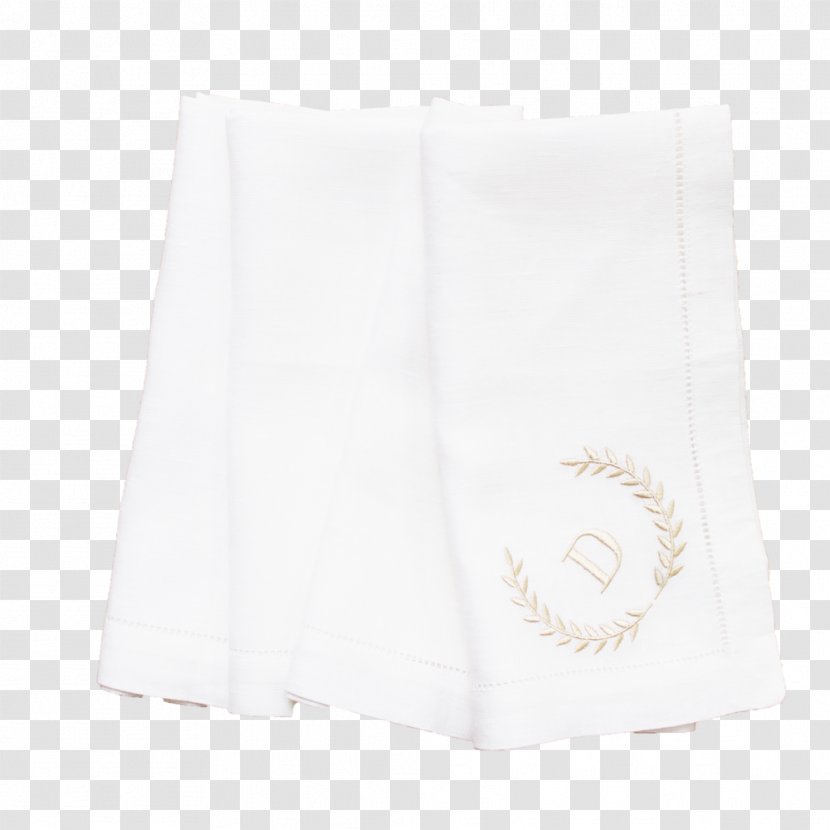 Textile Material - White - Napkin Transparent PNG