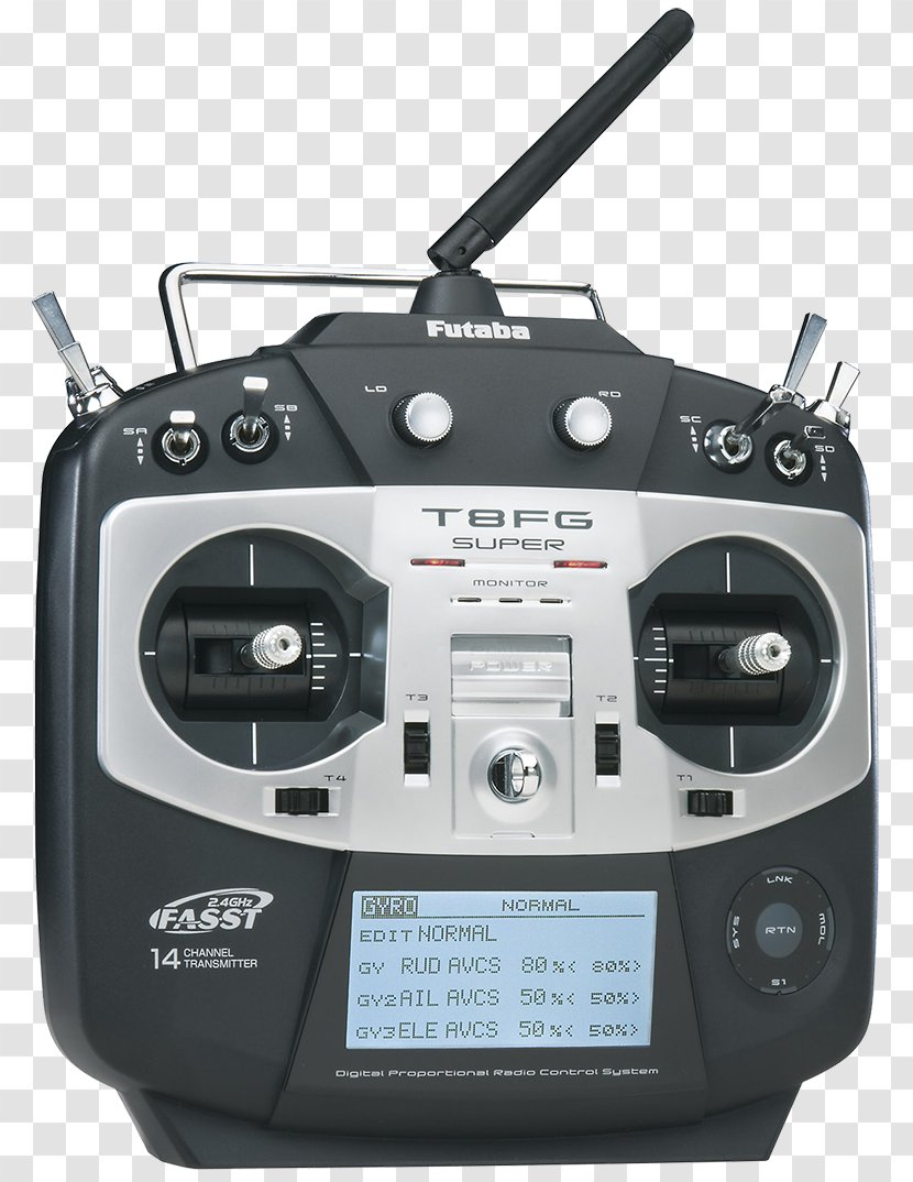 Radio Control Helicopter Futaba Corporation Airplane Transmitter - Technology Transparent PNG