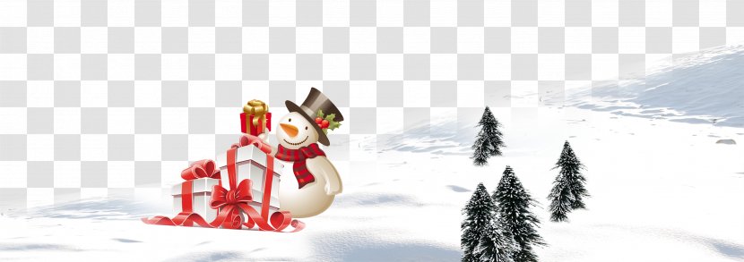 Christmas Tree Snowman - Sled - Creative Transparent PNG