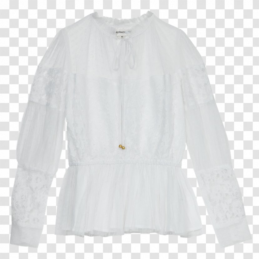 Blouse Jacket Clothes Hanger Sleeve Outerwear - White Transparent PNG