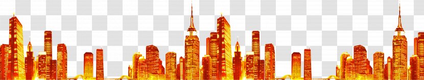 Skyscraper Yellow Display Resolution Download Wallpaper - Gold - Golden City Buildings Transparent PNG
