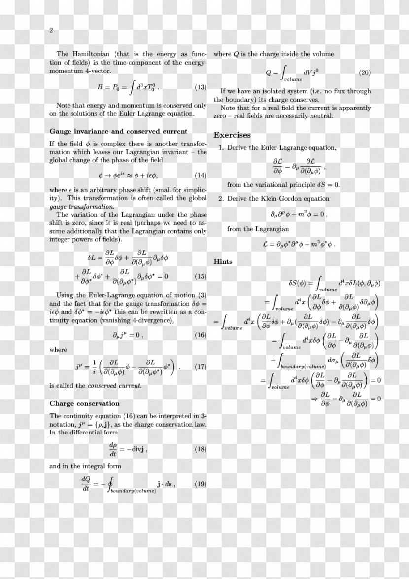 An Introduction To Quantum Field Theory Lagrangian Particle Physics Standard Model - Fewbody Systems - Area Transparent PNG