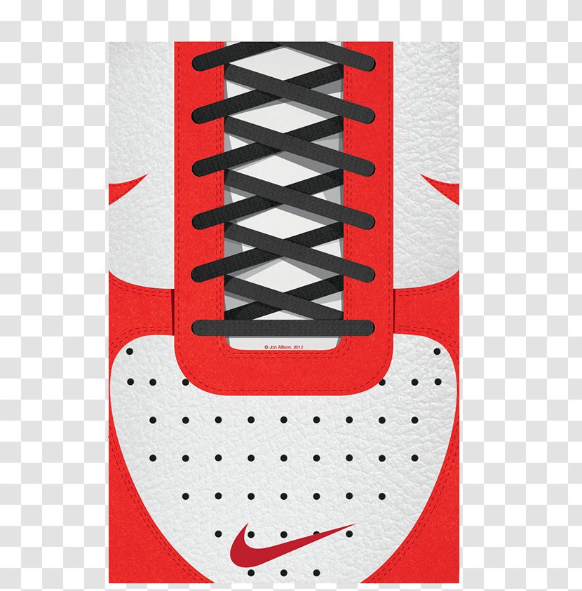 Shoe Pattern - Red - Design Transparent PNG