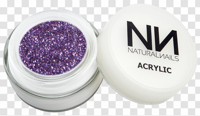 Cosmetics Purple Glitter Eye Powder - Natural Nails Transparent PNG