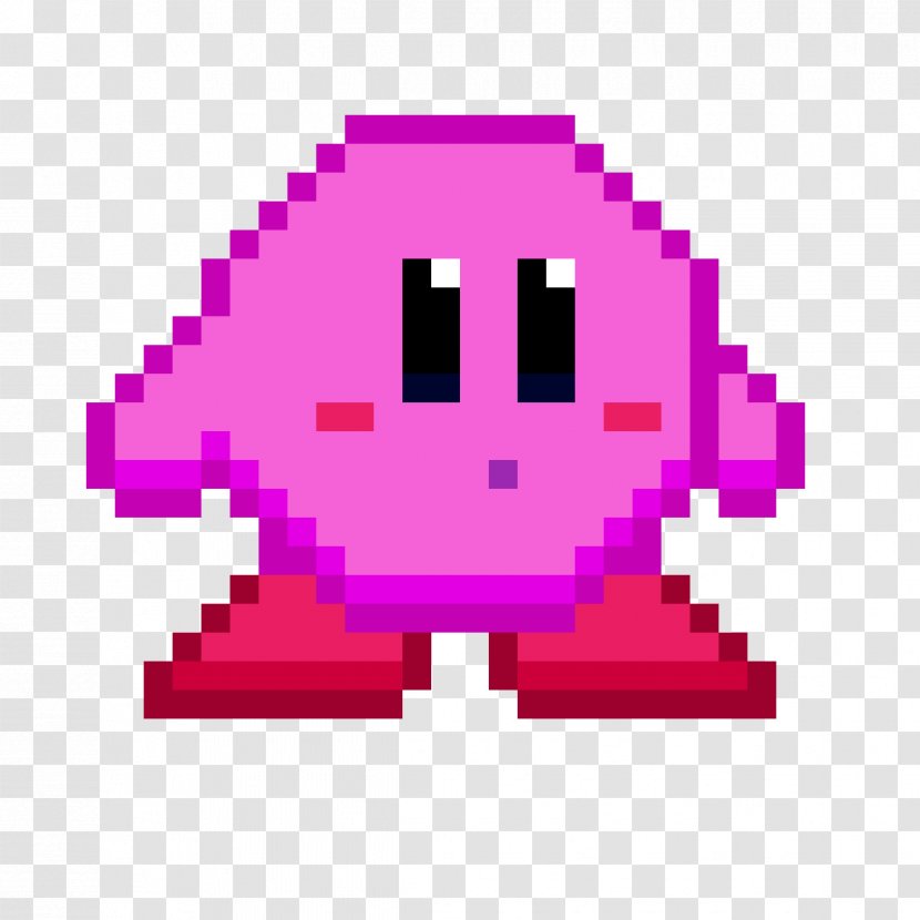 Pixel Art Drawing Image Minecraft Sketch - Computer Animation - Kirby Smash Transparent PNG