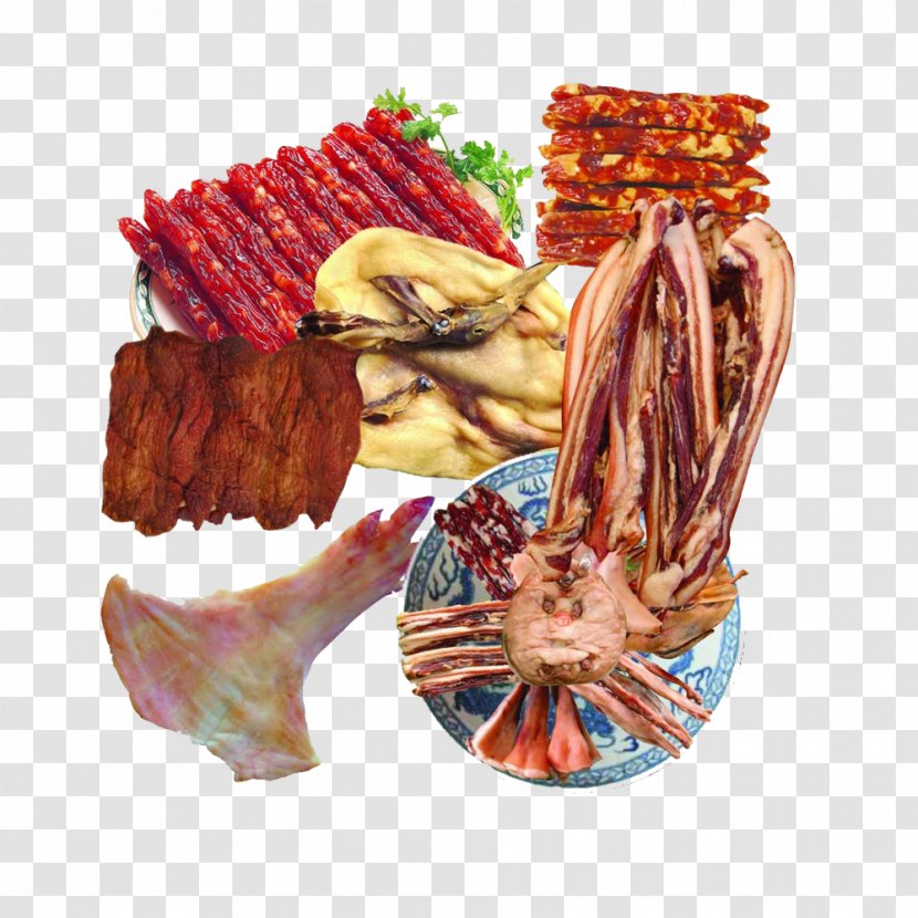 Chinese Sausage Bacon U814au5473 Curing - Watercolor - All Kinds Of And Transparent PNG