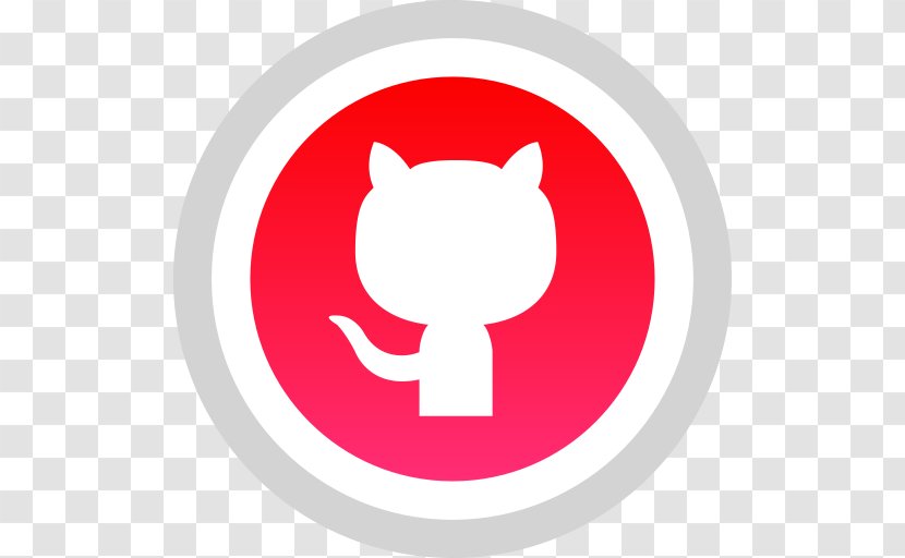 Social Media GitHub Logo Symbol - Banner Transparent PNG
