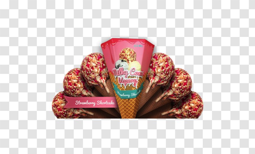 Milk Shortcake Ice Cream Cones Strawberry - Flavor Transparent PNG