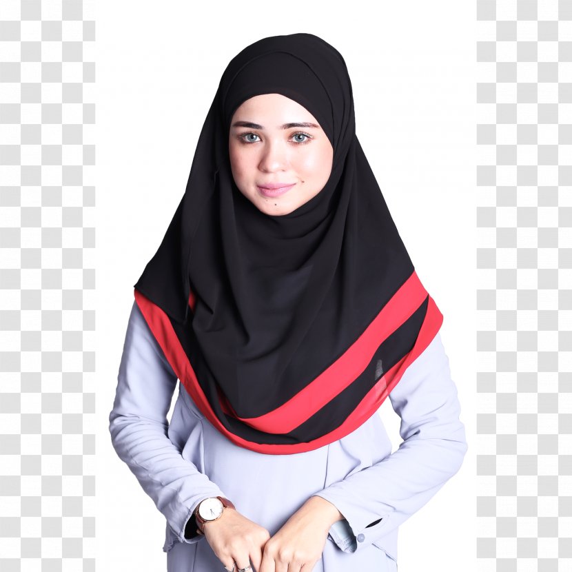 Scarf Shawl Qur'an Chiffon Robe - Woman Transparent PNG