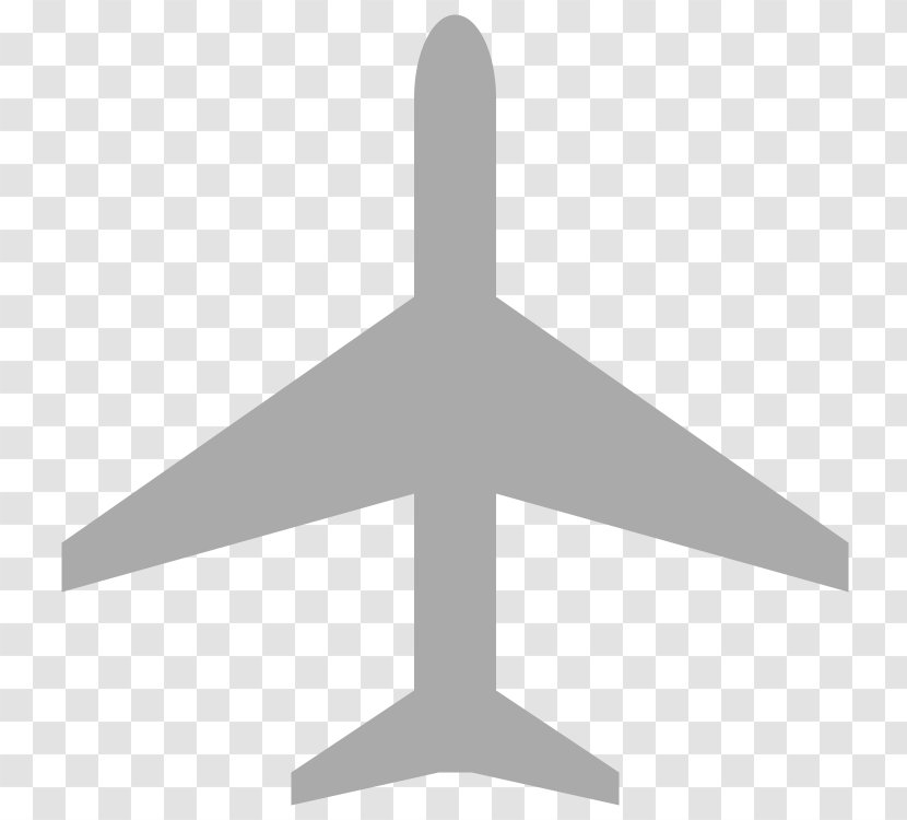 Airplane Triangle Line Product Design - Vehicle Transparent PNG