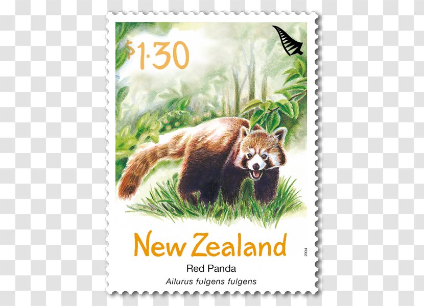 Postage Stamps New Zealand Mail Red Panda Mustelids - Procyonidae - Ring Tailed Lemur Transparent PNG