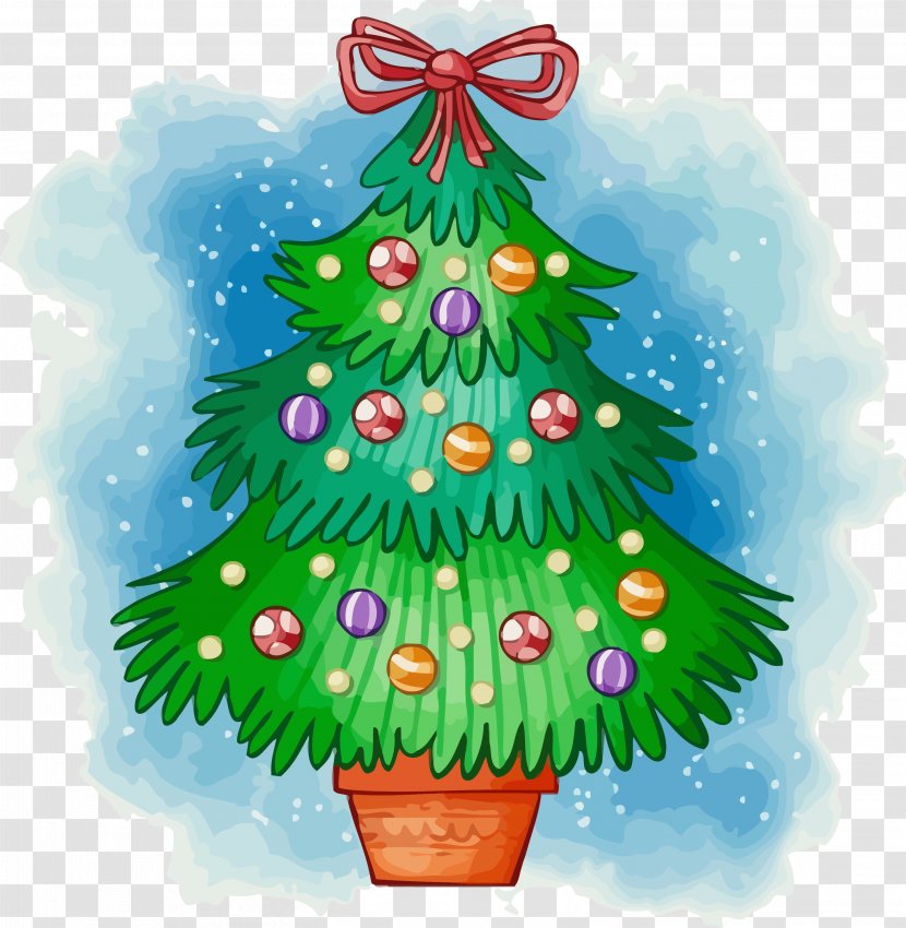 Christmas Tree - Ornament - Conifer Fir Transparent PNG