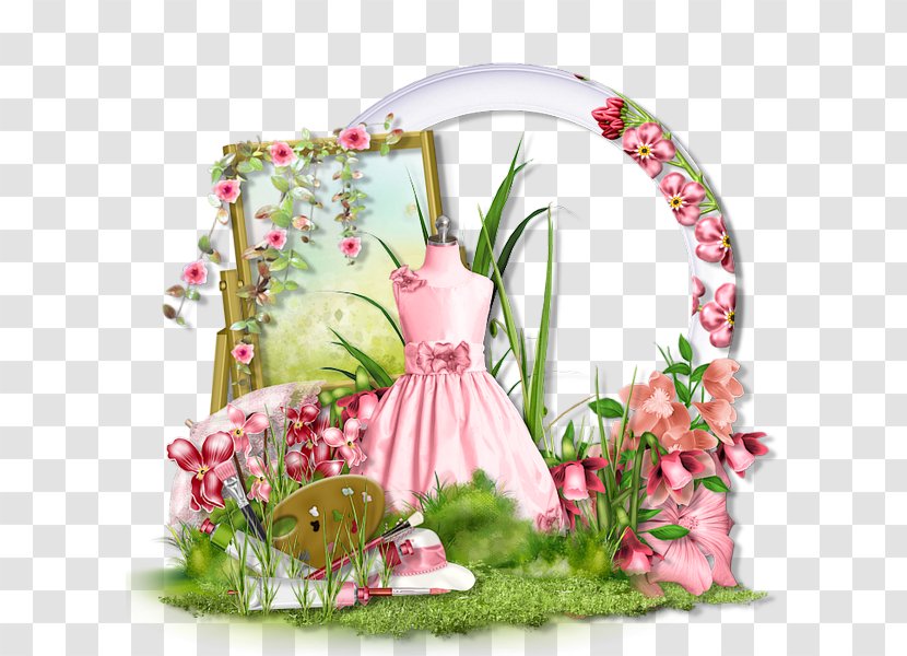 Centerblog Floral Design Image Dress - Flower Arranging - Cadre Transparent PNG