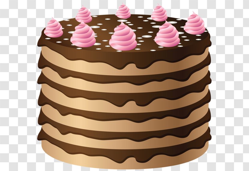 German Chocolate Cake Birthday Clip Art - Flourless Transparent PNG