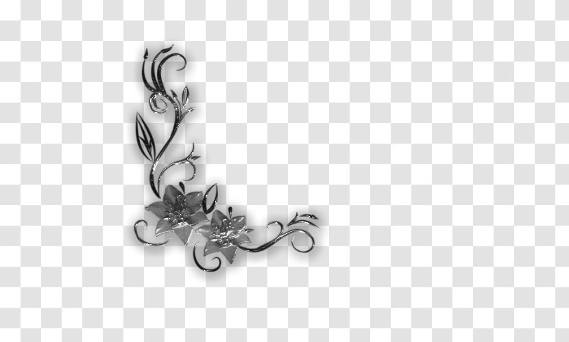 Body Jewellery Pollinator - Black And White - Kenar Transparent PNG