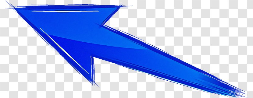 Arrow - Electric Blue - Wing Transparent PNG