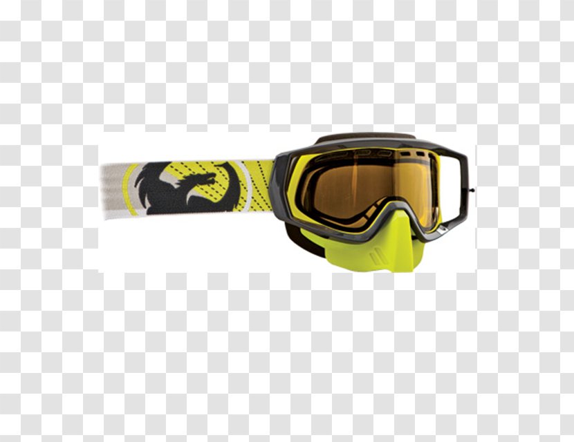 Snow Goggles Winter Glasses Snowmobile - Yellow - Flying Debris Transparent PNG