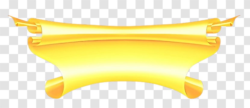 Gold Ribbon - Plastic - Yellow Transparent PNG