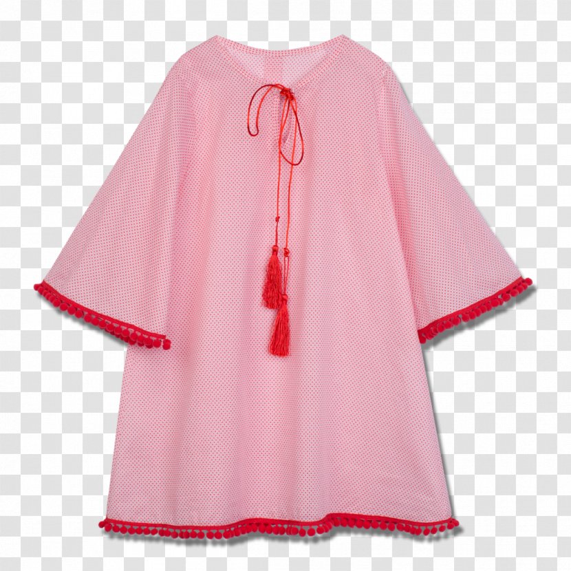Sleeve Pink M Nightwear Blouse Outerwear - Magenta - Children Beach Transparent PNG