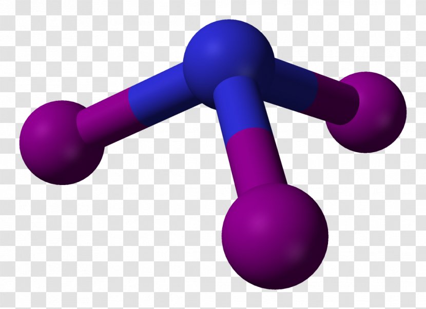 Nitrogen Triiodide Iodine Molecule - Covalent Bond Transparent PNG