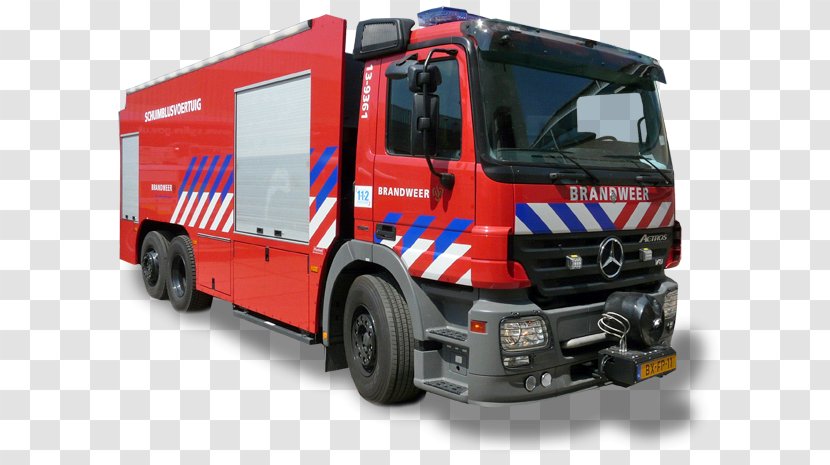 Fire Engine Department Firefighter Car Emergency - Cargo - Second Hand Transparent PNG