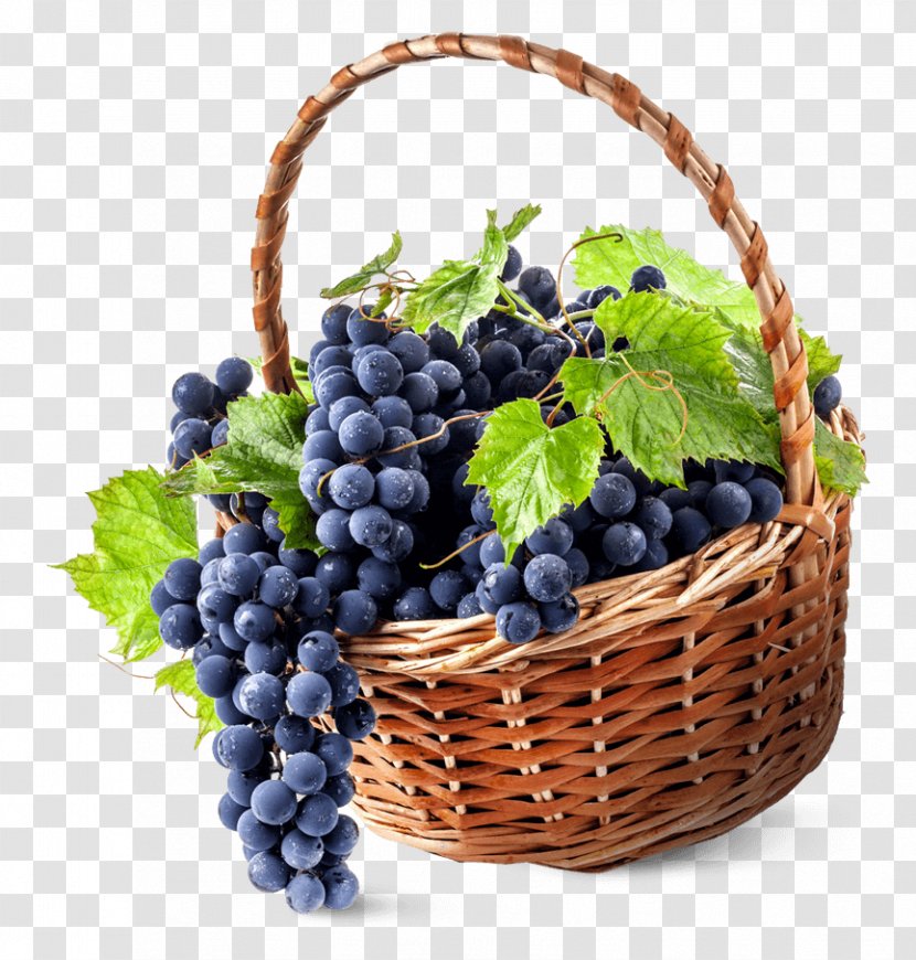 Wine Grape Chasselas Sauvignon Blanc Basket - Blueberry Transparent PNG