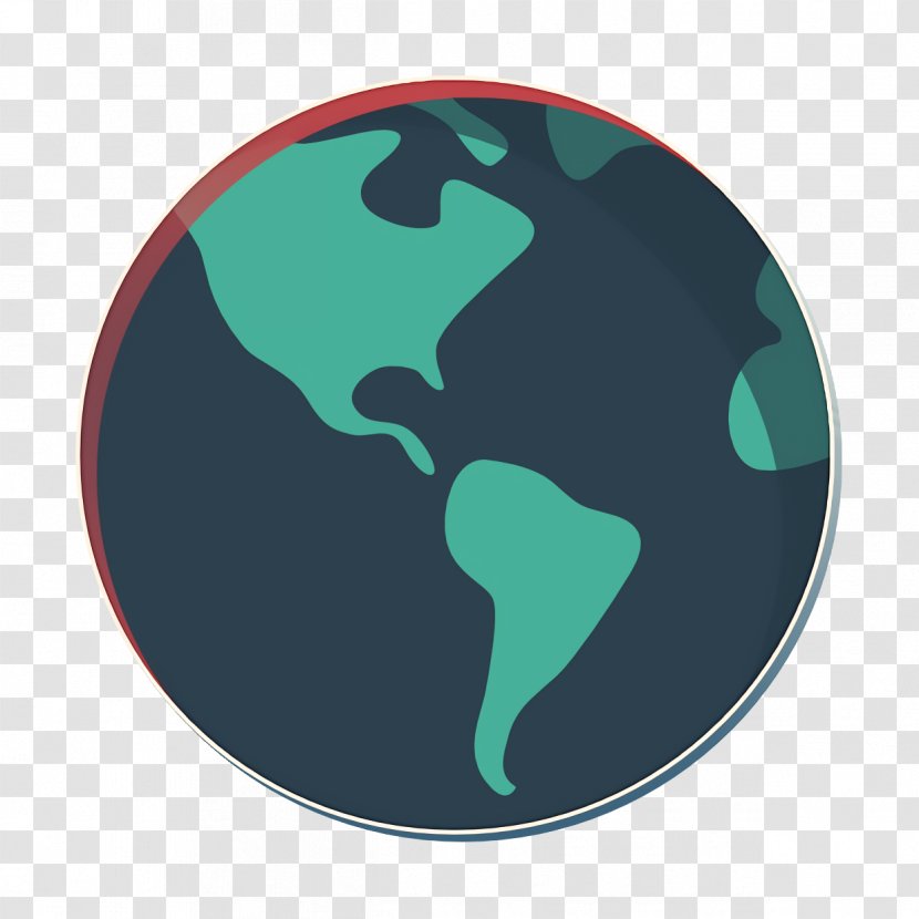 Communication Icon Internet World - Aqua - Planet Logo Transparent PNG