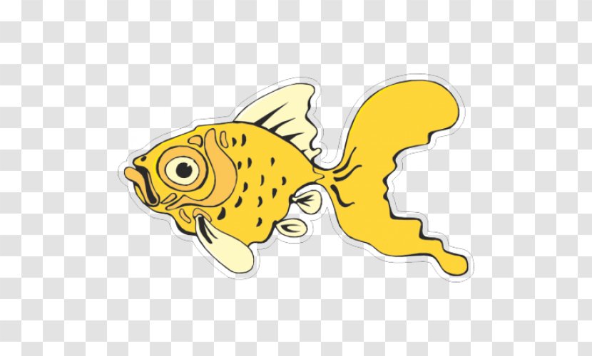 Cartoon Goldfish Clip Art - Fauna - Fish Transparent PNG