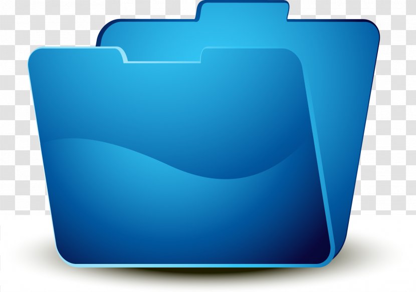 Blue Download Green Wallpaper - Simplified Mail Folder Transparent PNG