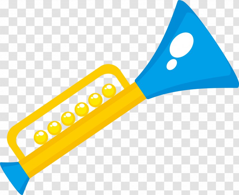 Musical Instrument Trumpet Drawing Animation - Flower - Speaker Vector Material Transparent PNG