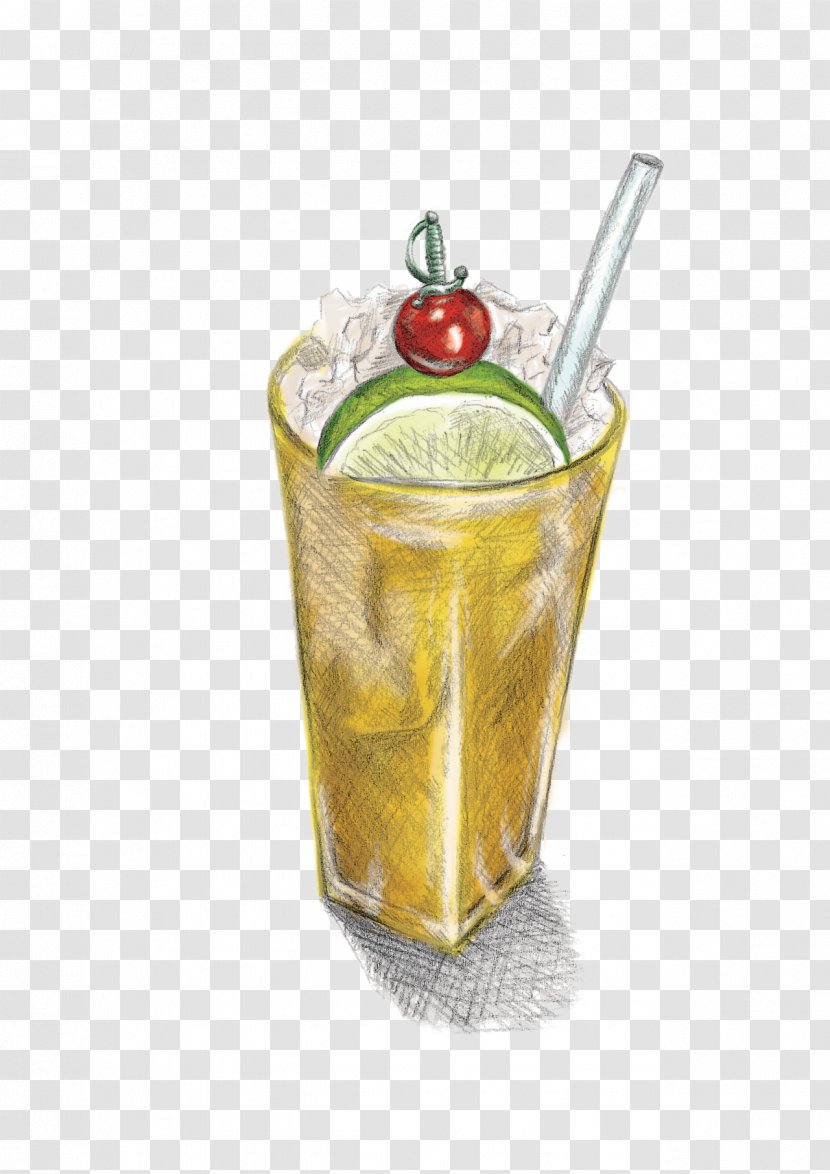 Cocktail Garnish Rum And Coke Non-alcoholic Drink - Punch Effect Transparent PNG