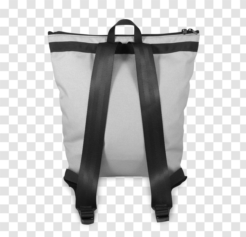 Handbag White - Black - Cloth Bag Transparent PNG