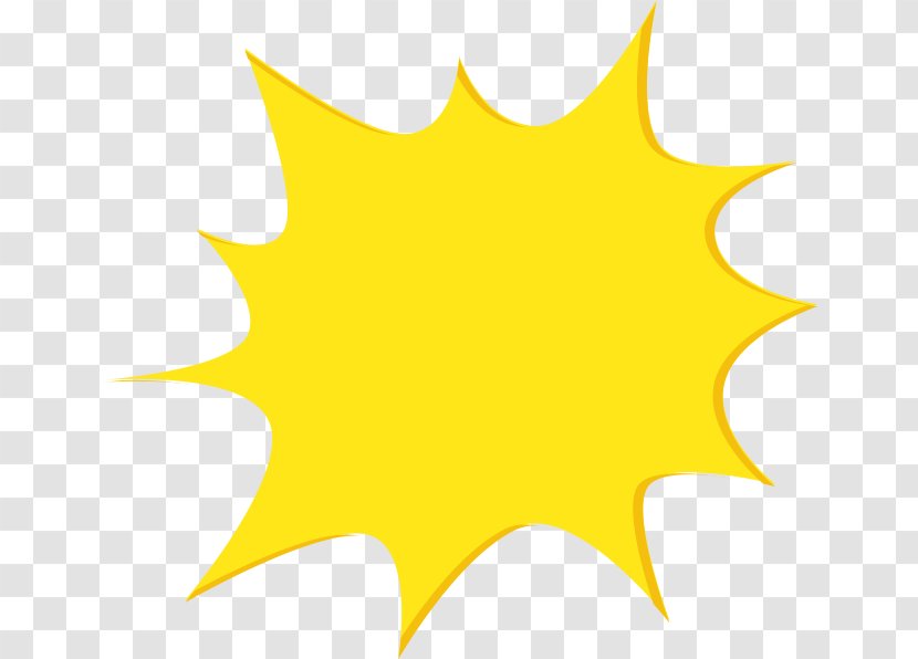 Leaf Yellow Star Pattern - Dialog Transparent PNG