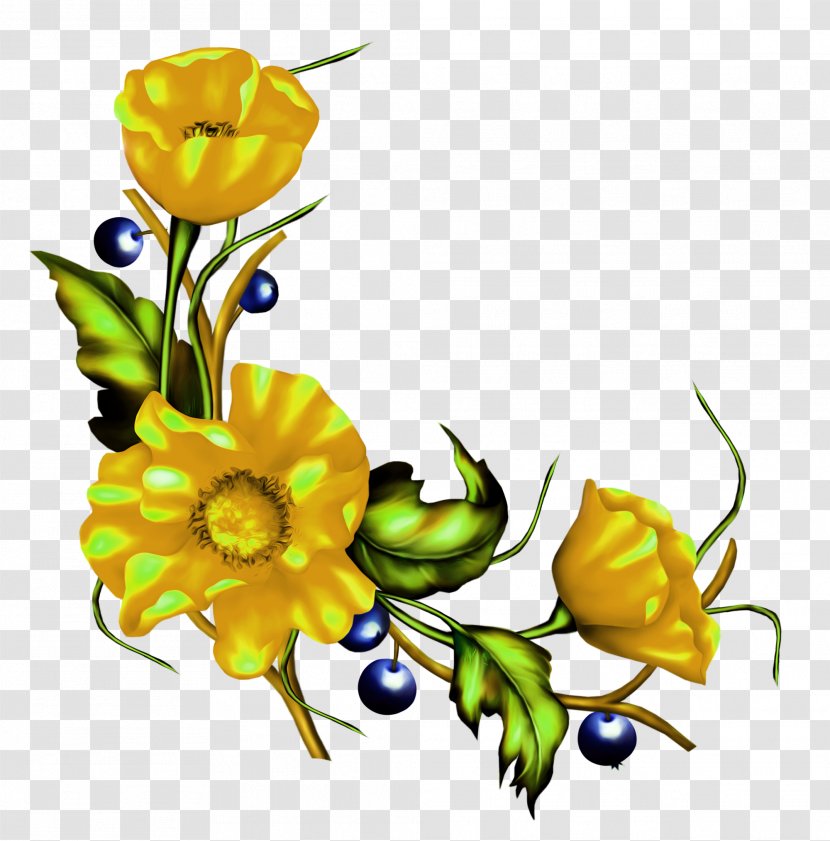 Floral Design Flower Clip Art - Liveinternet - Blueberry Transparent PNG