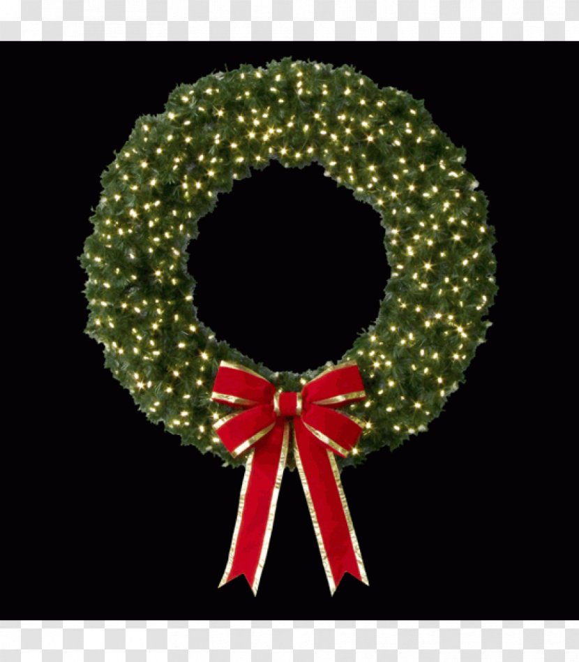 Wreath Christmas Ornament Garland Pre-lit Tree - Picture Material Transparent PNG