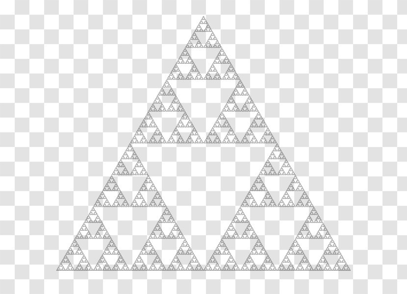 Sierpinski Triangle Sierpiński Curve Fractal Carpet - Apollonian Gasket Transparent PNG