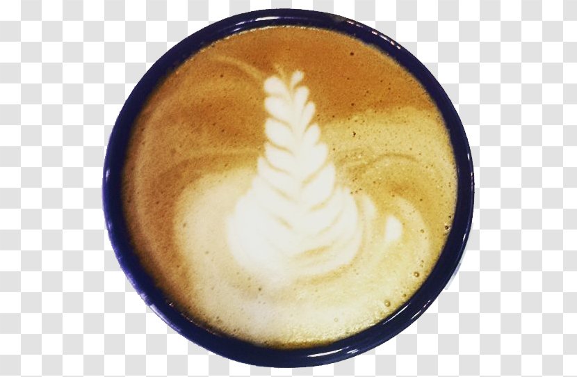 Latte Flat White Cappuccino Espresso Coffee Cup - Dish - Fresh Jasmine Tea Transparent PNG
