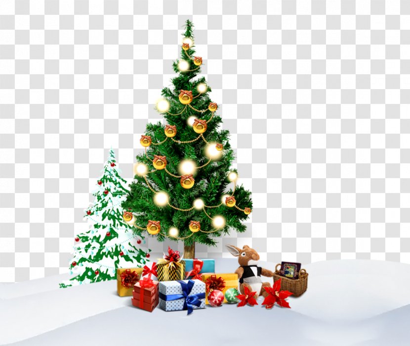 Christmas Tree Paper Gift - Software Transparent PNG