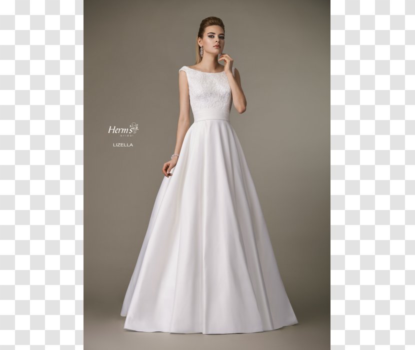 Wedding Dress Satin Sateen - Shoulder Transparent PNG