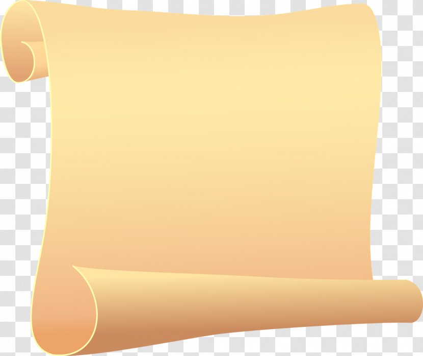 Paper Scroll Parchment Clip Art Drawing - Yellow - Envelope Transparent PNG