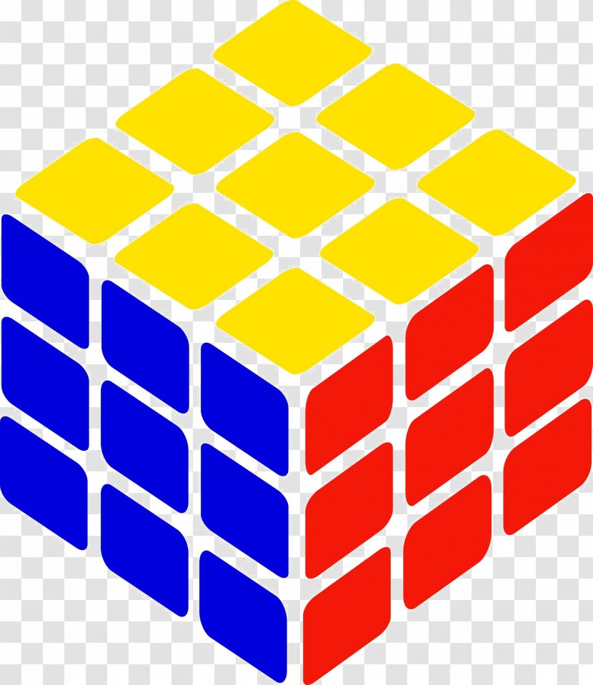 Rubik's Cube Games Clip Art - Yellow Transparent PNG