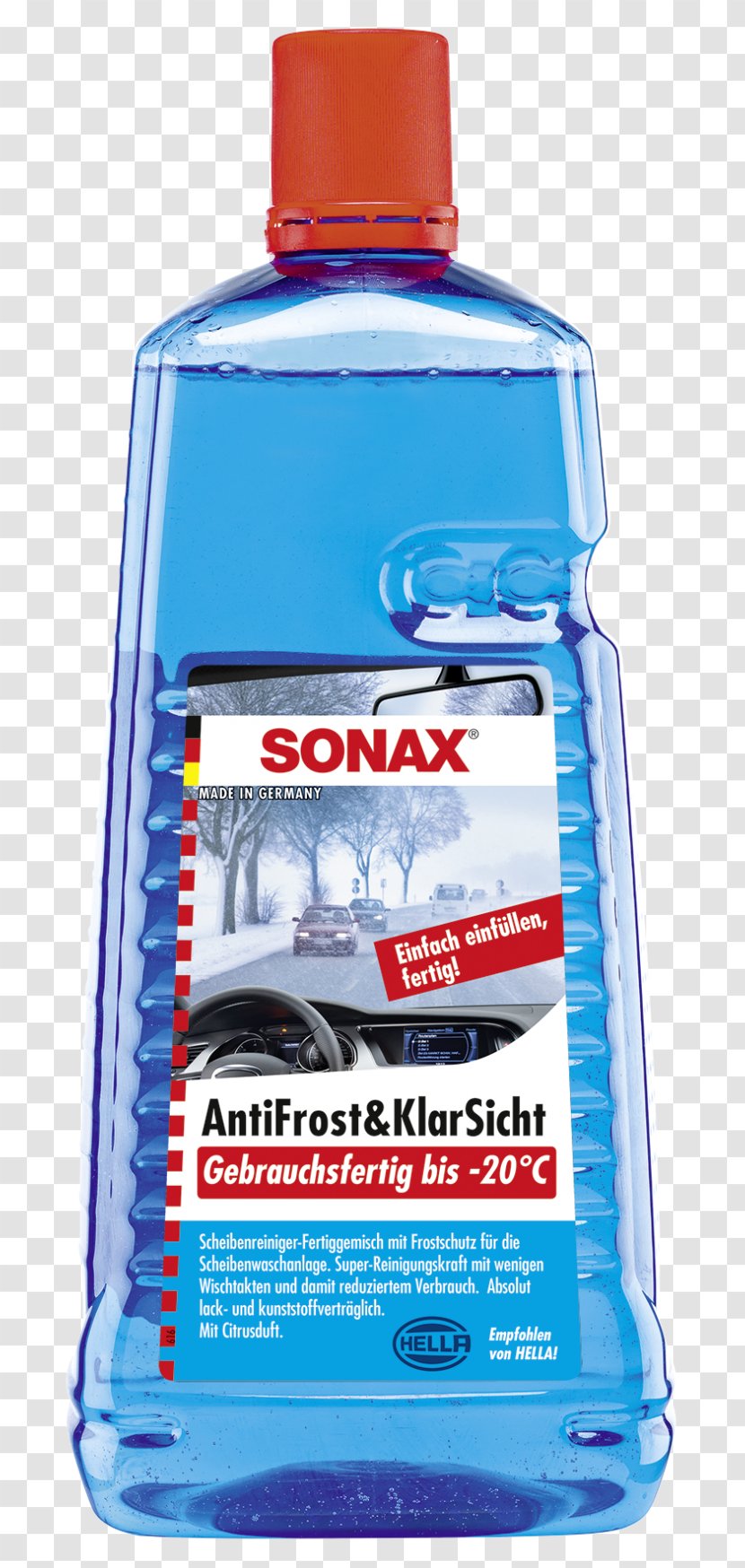 Antifreeze Ruitensproeier Car Sonax Vehicle Screen Wash - Radiator Transparent PNG