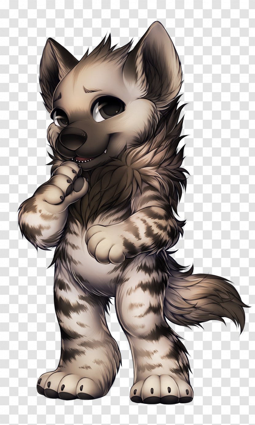 Whiskers Striped Hyena Cat Spotted Transparent PNG