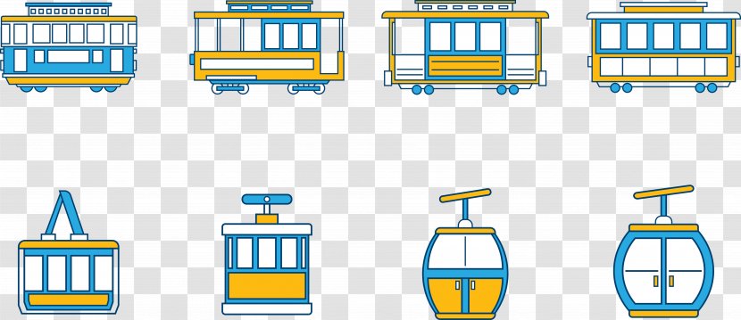 Stick Figure Lifts - Product Design - Tram Transparent PNG