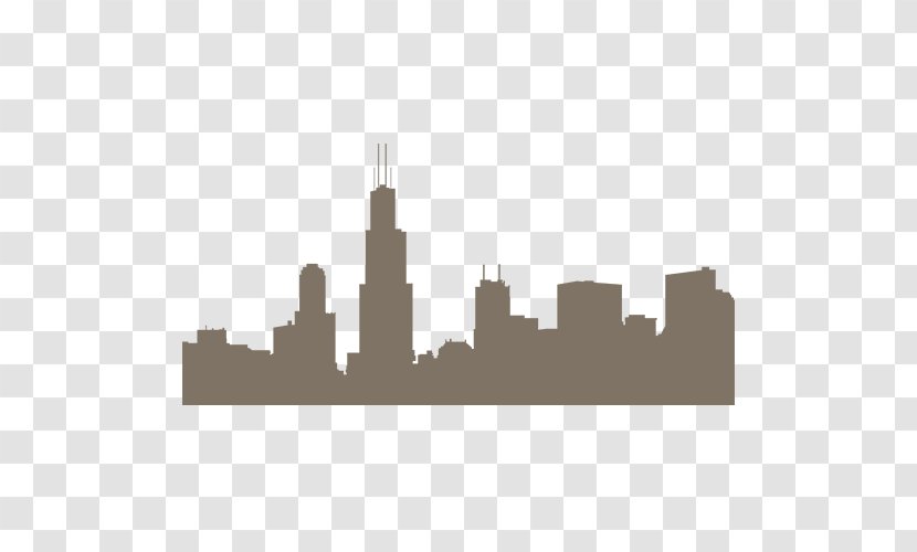 Chicago Skyline Stock Photography Vector Graphics - Metropolis - Silhouette Transparent PNG