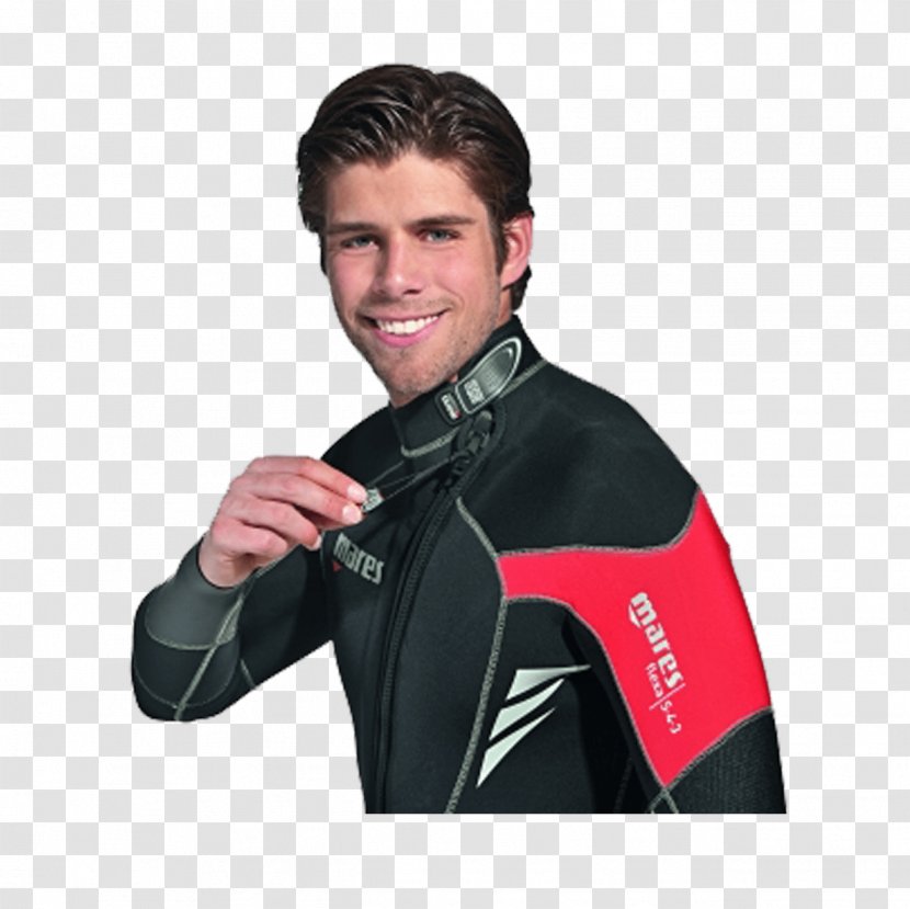 Wetsuit Mares Diving Suit Underwater Dry - Outerwear - Man Transparent PNG