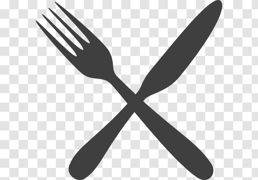 Knife Fork Cutlery Spoon Clip Art - Flatware Cliparts Transparent PNG