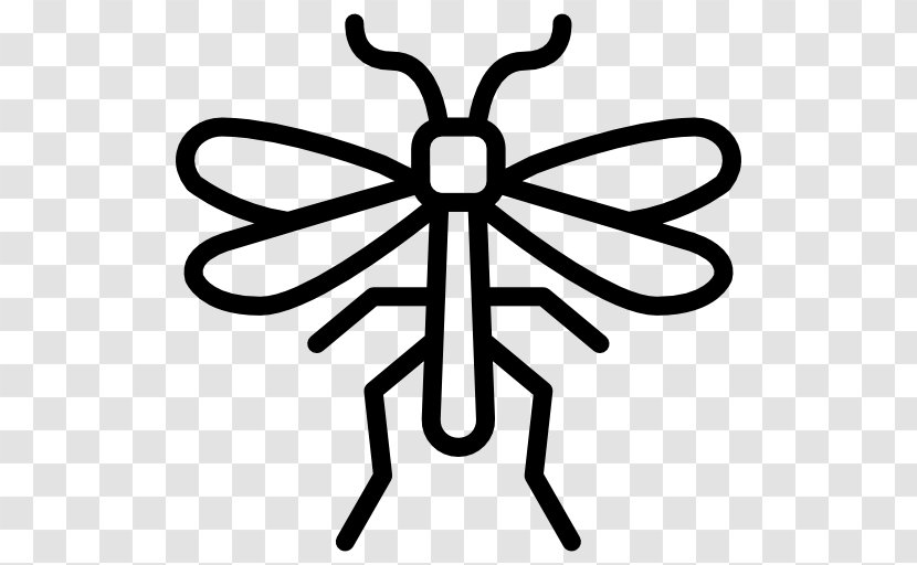 Insect Fly Pest Arthropod Clip Art - Black And White Transparent PNG