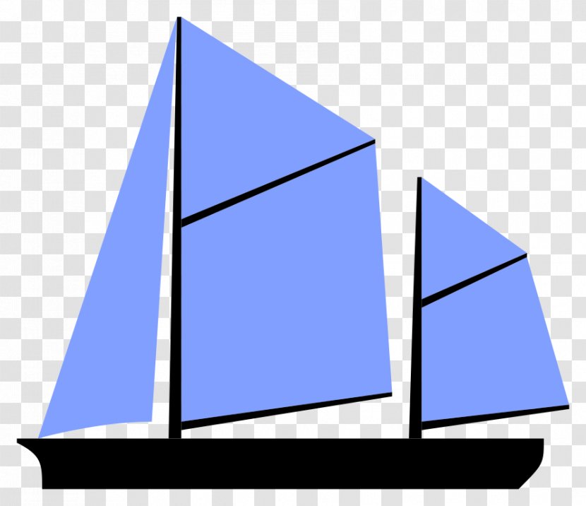 Ketch Sailing Ship Rigging Yawl - Diagram - Sail Transparent PNG